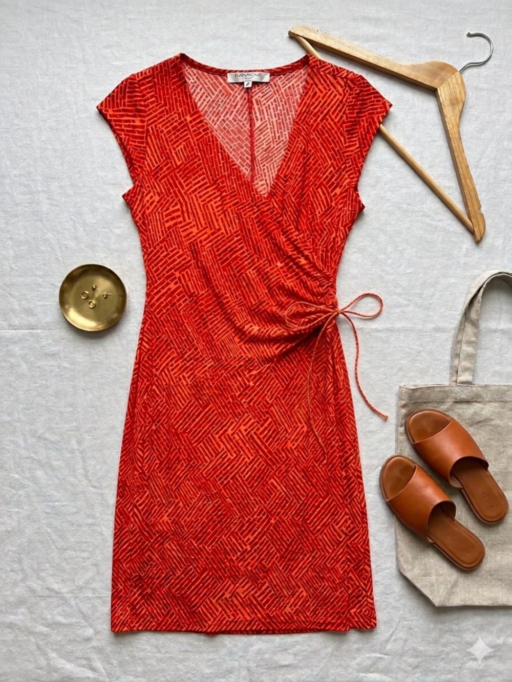 Evan Picone Wrap Style MIDI Dress.